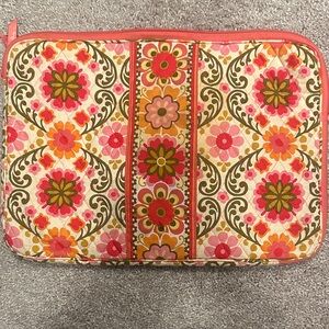 Vera Bradley Multicolor Floral Pattern Laptop Case